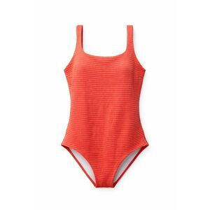Lululemon Ribbed One-Piece Swimsuit Melon Orange Size 14